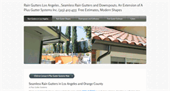 Desktop Screenshot of gutterlosangeles.com